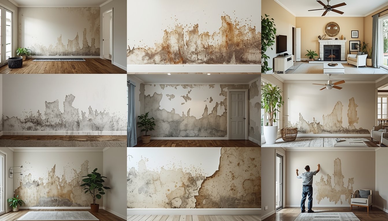 Mold Test Kit Guide: What They Are, How They Work, and When to Use One 2 homeowner using mold test kit on indoor wall surface
