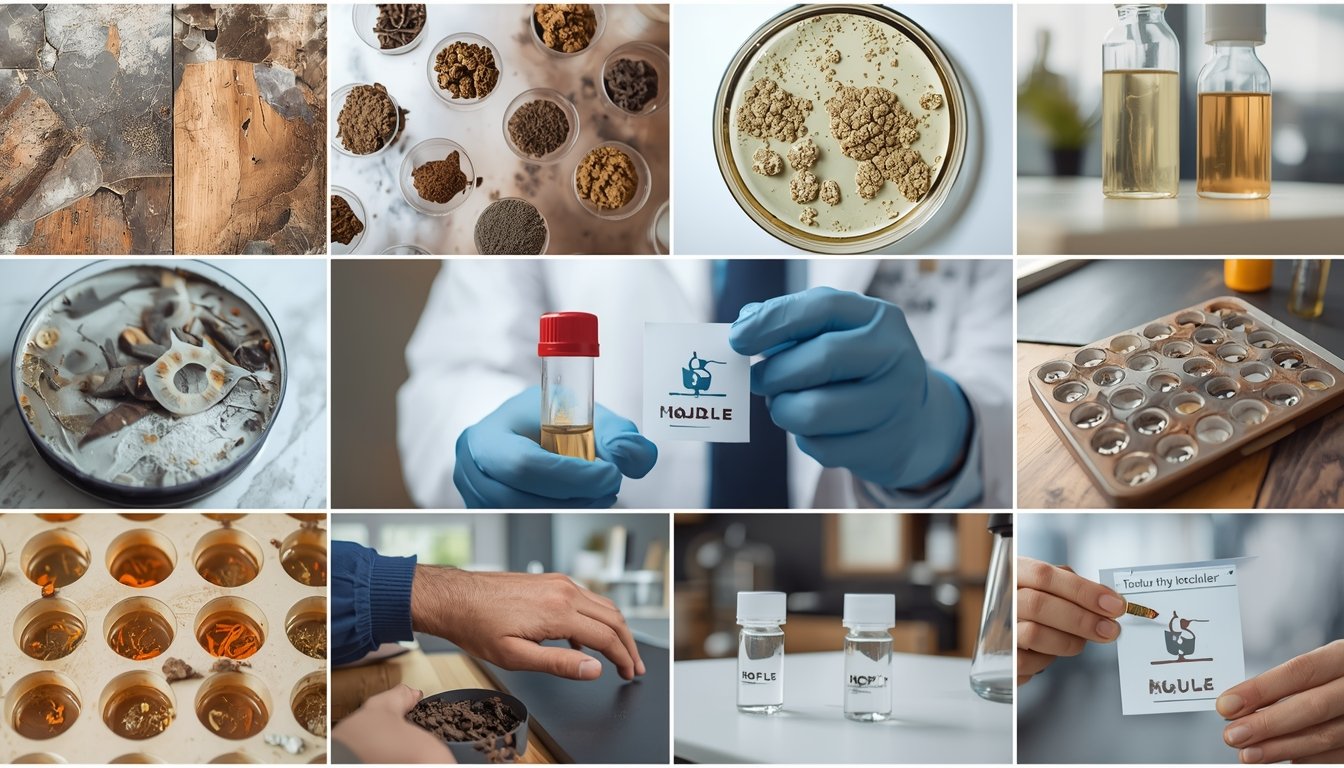 lab sample results showing mold detection limitations