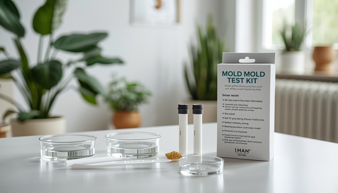DIY mold test kit used at home without lab testing equipment